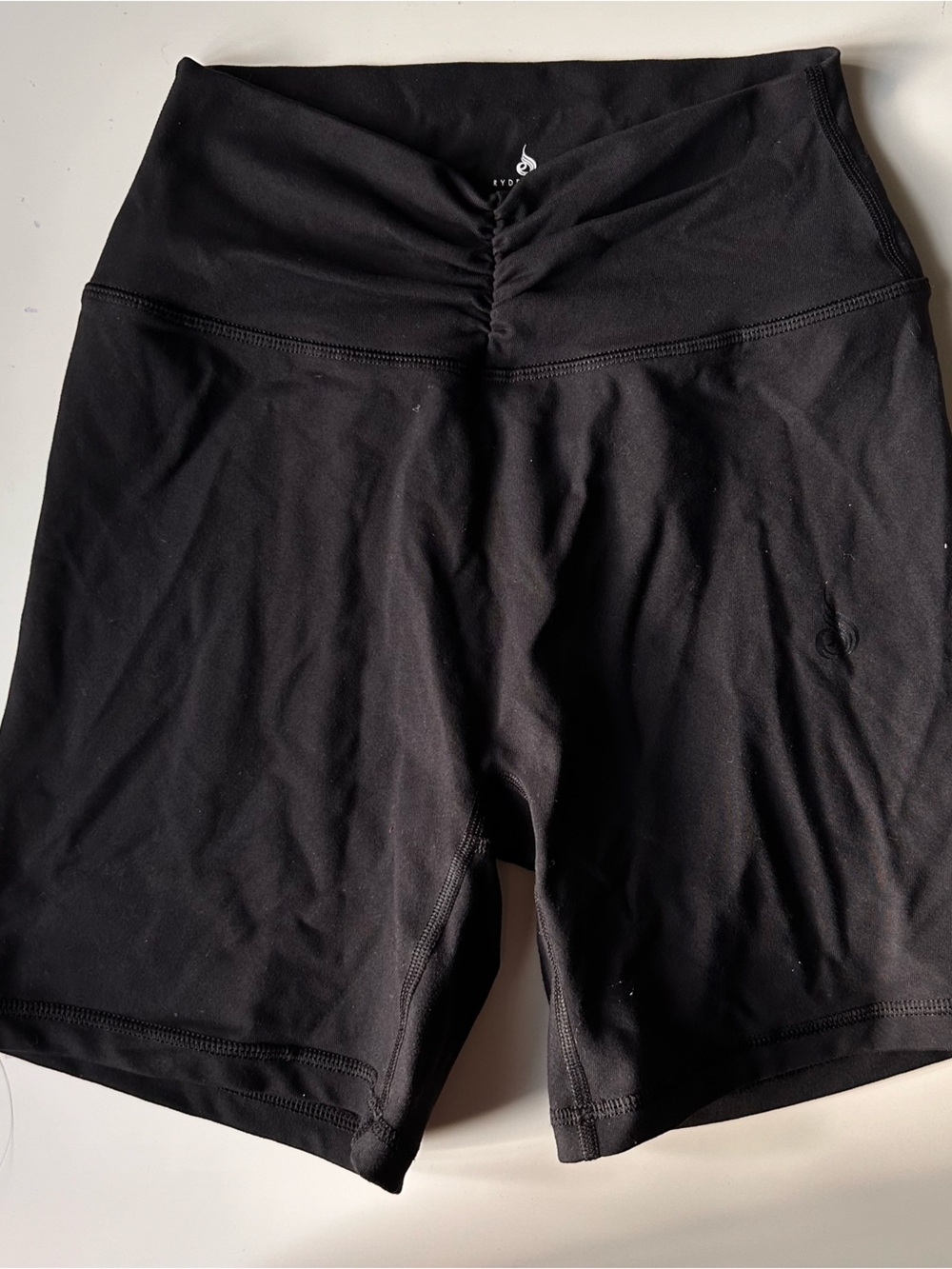 Ryderwear Black High-Rise Bike Shorts